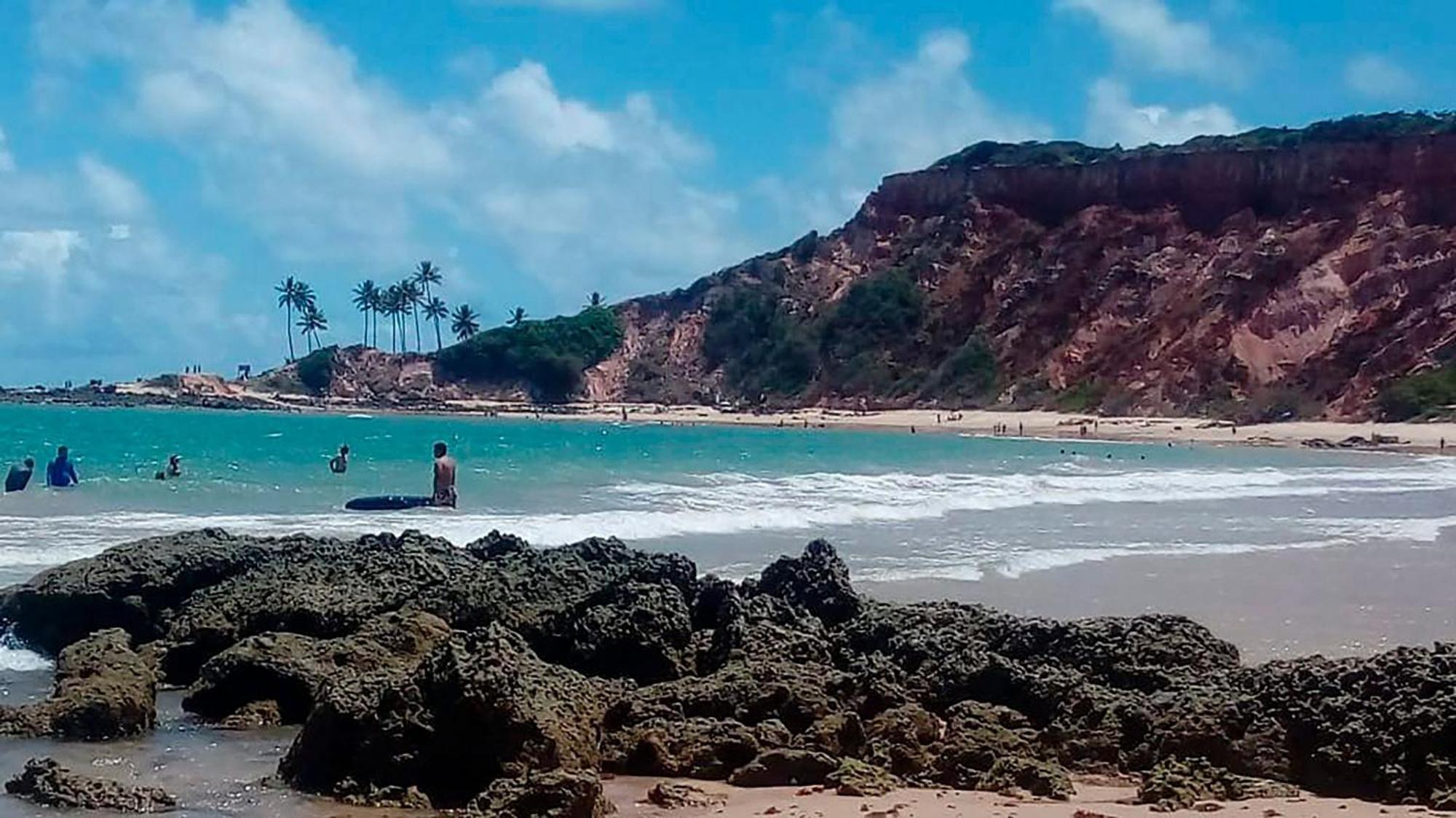 Flat Frente Mar - Praia De Tabatinga Конди Экстерьер фото