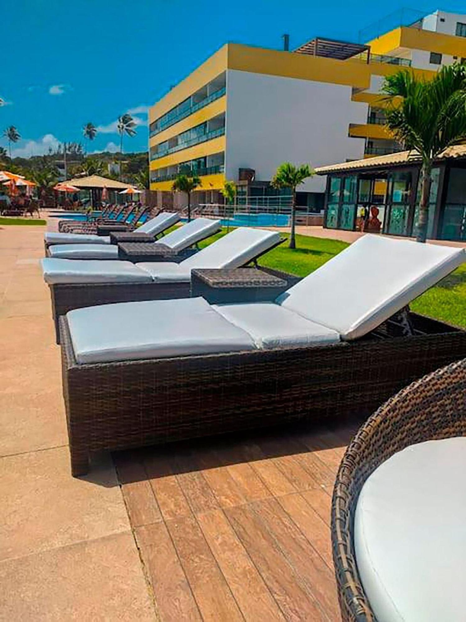 Flat Frente Mar - Praia De Tabatinga Конди Экстерьер фото