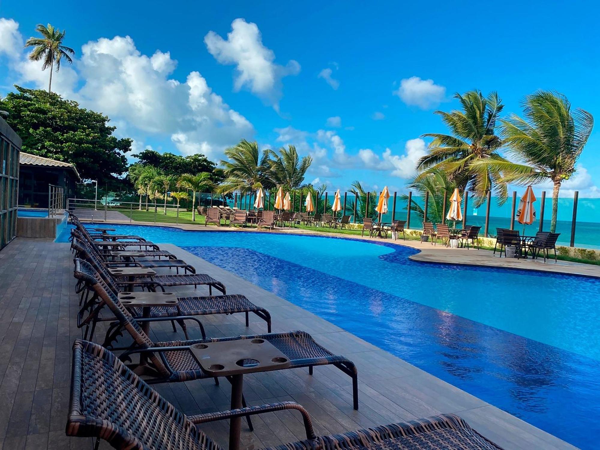 Flat Frente Mar - Praia De Tabatinga Конди Экстерьер фото