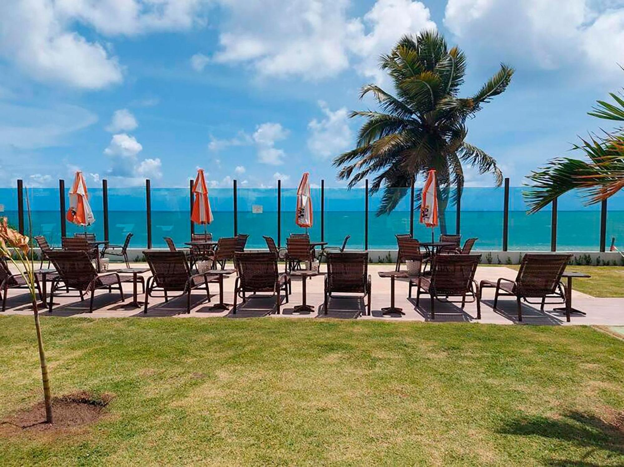Flat Frente Mar - Praia De Tabatinga Конди Экстерьер фото