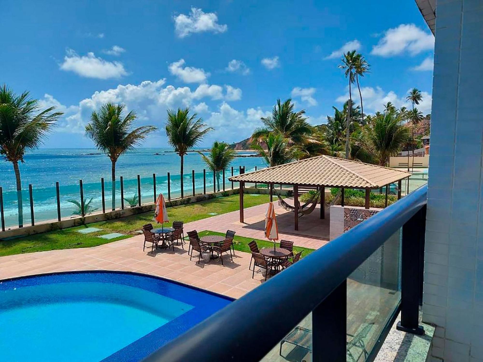 Flat Frente Mar - Praia De Tabatinga Конди Экстерьер фото